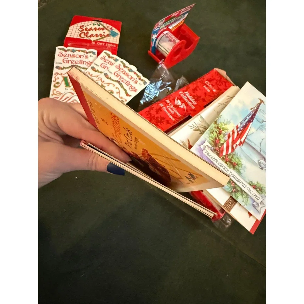 Christmas Holiday Cards Gift Tags Postcards Collection Lot New Vintage